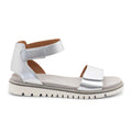 Ara Kasandra Backstrap Sandal (Women) - Silver Metallic