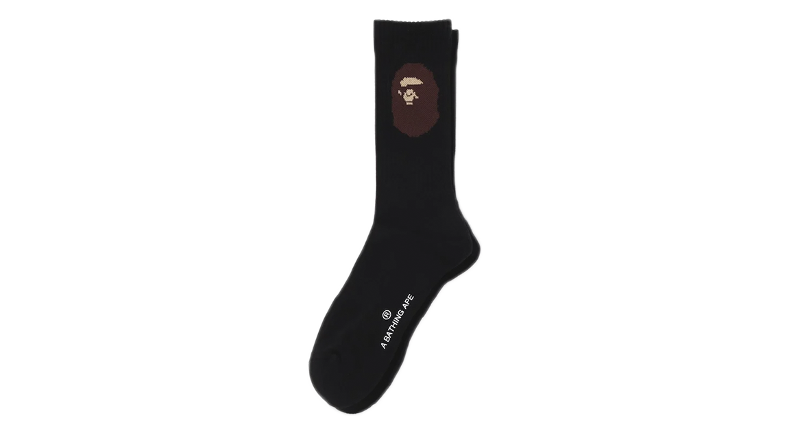 BAPE 'Ape Head' Socks