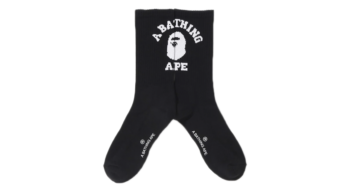 BAPE Logo College Socks