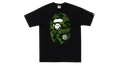 Bape Camo Ape Head Tee Black Green
